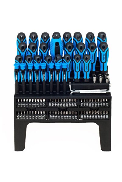 Tagred Professional Set of 100 pieces, screwdrivers, bits, wrenches, with mag...