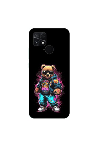 OEM Case compatible with Xiaomi Poco C40 Silicone Gel Tpu Pattern Bear Cool B...