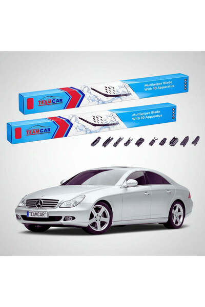 TEAMCAR Windshield wipers Mercedes-Benz CLS C219 2004-2011 | Front Set Flat –...