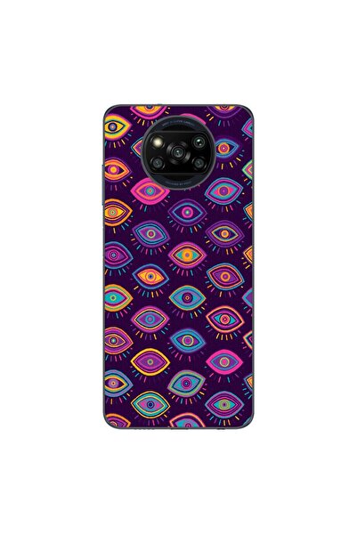 OEM Case compatible with Xiaomi Poco X3 Pro Silicon Gel Tpu Tribal Eyes Pattern