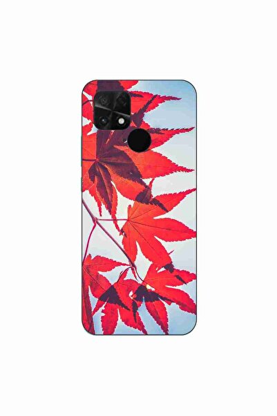 OEM Case compatible with Xiaomi Poco C40 Silicone Gel Tpu Pattern Autumn Leaves