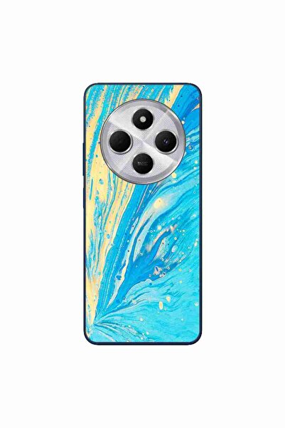 OEM Case compatible with Xiaomi Redmi 14C Silicone Gel Tpu Model Aqua Bloom