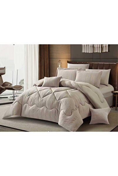Barigo Nefren 8 Piece Bedspread with Luxurious Jaccard Material Microfiber Soft