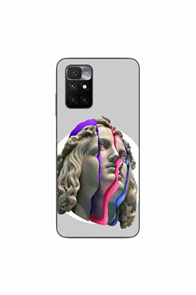 OEM Case compatible with Xiaomi Redmi 10 Silicone Gel Tpu Pattern Neon Ruins