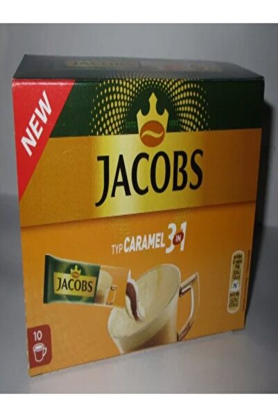 Jacobs Cafea Instant 3 in1 Caramel 10 pliculete x 11.2G,