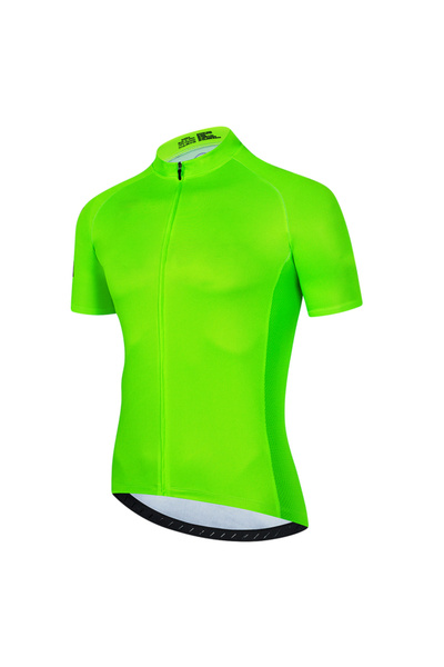 Choice48 Asian size-L Green Solid Color Summer Men Short Sleeves Cycling Jers...