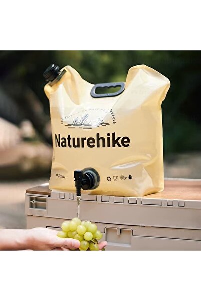 Naturehike Musluklu Su Çantası Çok Amaçlı – 10L Toprak Rengi