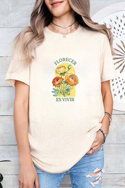 Sarah's Boutique Women's T-shirt – 100% cotton – Florecer Vivir