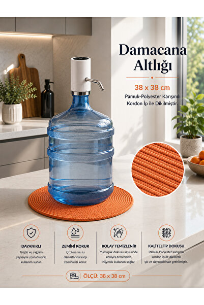 ÖRGÜM Damacana Altlığı Çok Amaçlı Paspas
