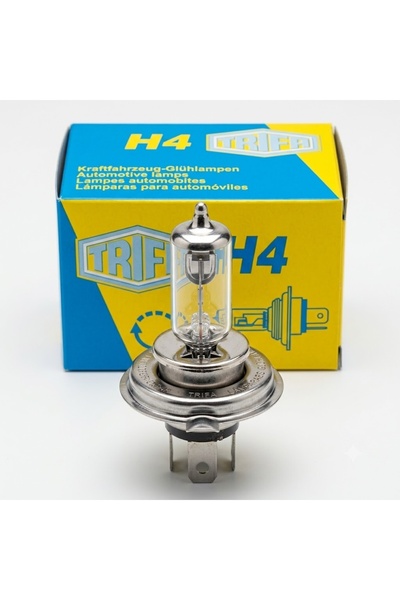 Mercansa TRIFA H4 60/55 Watt 12V P43t Halojen Far Ampulü 1 Adet Sarı 016661