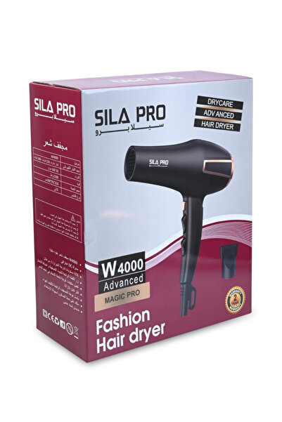 SILAPRO مجفف شعر احترافي Şila Sila Pro W4800 بقوة 2200 واط، جودة صالونات التجميل