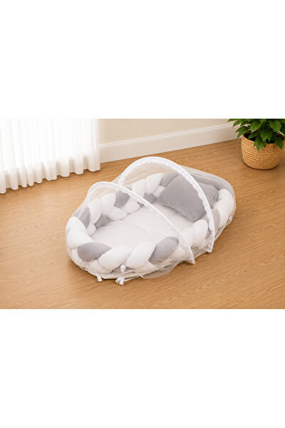 Gemnest Accessories Portable Baby Crib with Mosquito Net and Padded Edges for...