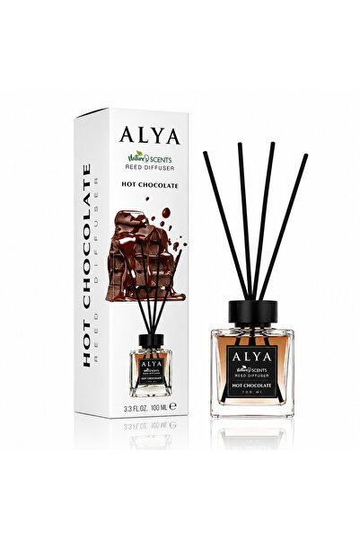 ALYA Odorizant de cameră cu bețișoare Nature Scents, Hot Chocolate, 100 ml