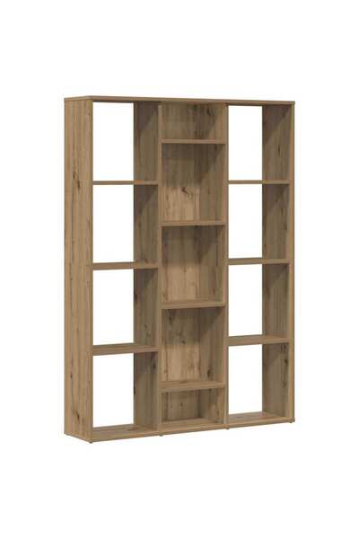vidaxl Separator cameră/Bibliotecă, Stejar artizanal 100x24x140 cm PAL