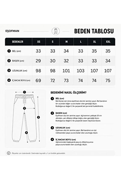 zaee Basic Ayarlanabilir Paça Baggy Eşofman Altı