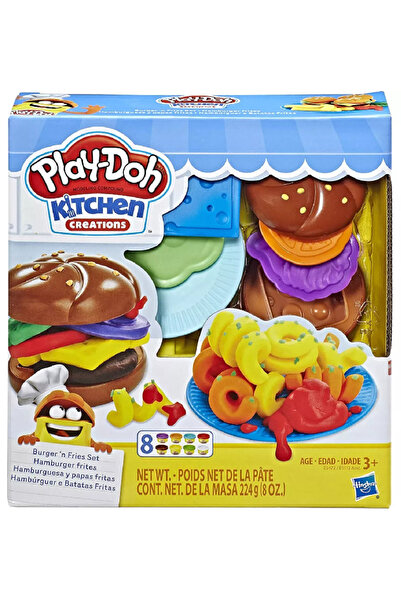 Hasbro Σετ Πλαστιλίνα Play-Doh Κουζίνας Μπέργκερ & Πατάτες Τηγανητές (E5472)