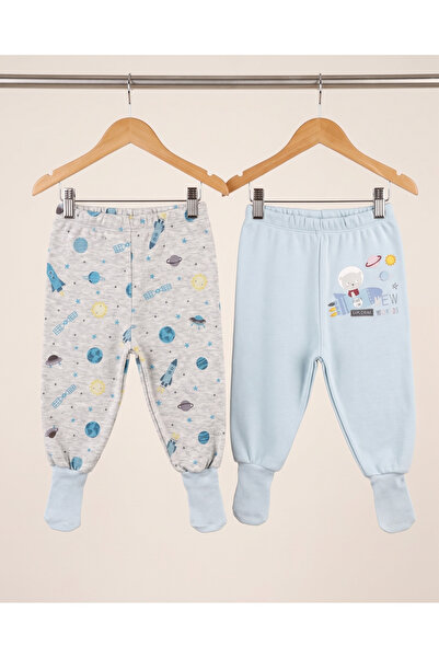 Mother Love 100% Organic Cotton 2-Piece Socks Single Bottom 3-36 Months