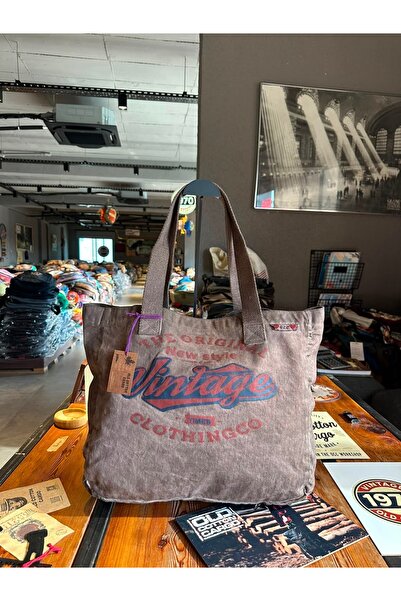 ELYSORA BAG&ACCESSORIS 6153 RENATA VİNTEGA GÜNLÜK KULLANIM BEZ ŞIK OMUZ ÇANTASI