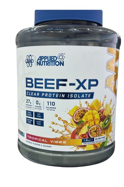 applied nutritionn ابلايد نيوتريشن Beef-xp بروتين لحم بقري, تروبيكال فايبس, 1...