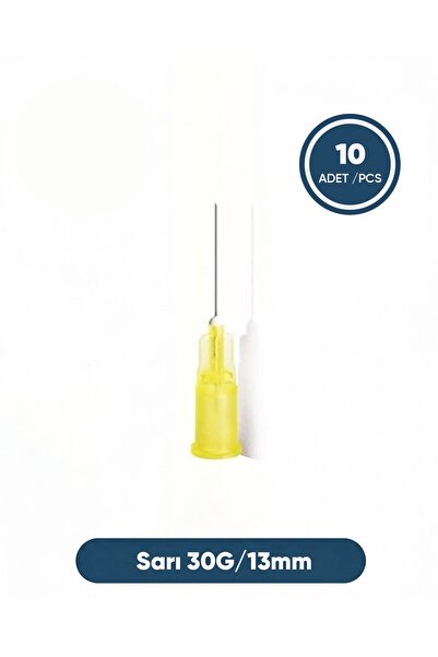 Genject 30G (0.82mm) 13mm, Sarı Enjektör Ucu 10 Ad./Pkt.