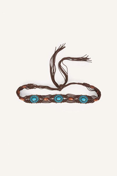 DeFacto Curea de rochie maro din piele artificială pentru femei H9057AXNS