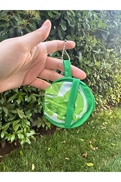 winingo 2Y Shop Yeni Nesil Desenli Katlanabilir Çantalı Yuvarlak Yelpaze (20*...