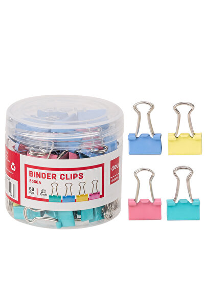 Deli Agrafe de birou 15mm Colorate 60 buc/cutie. Plastic