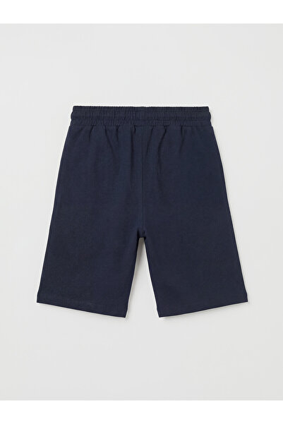 LC Waikiki Two Mt Shop Quality Navy Blue Printed Boys' Shorts