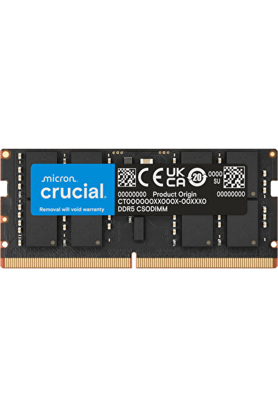 Crucial Memorie CSODIMM Crucial, 32GB, DDR5-6400 MHz, CL52