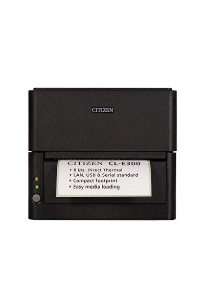 Citizen Етикетен принтер CL-E300, 203 DPI, USB, Ethernet, 20 см/сек