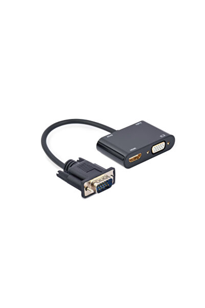 Gembird A-VGA-HDMI-02 Adaptor cablu video HDMI/VGA la VGA, Negru