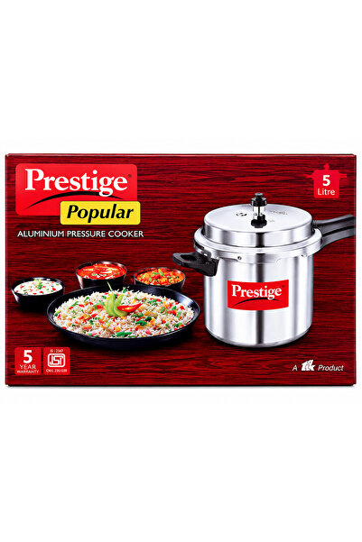 Prestige قدر ضغط برستيج 5 لتر ألمنيوم