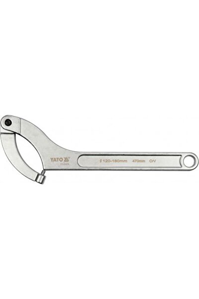 yato YT-01679 Universal Hook Pin Wrench, 120-180 mm Opening, 470 mm Length