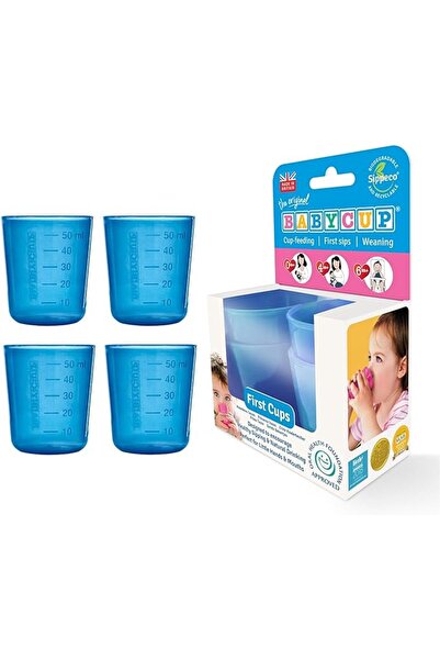 Babycup Baby Cup Mini Open Cups For Children (Pack Of 4) Blue