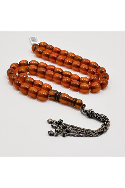 genernic Old Baga Rosary 49 Beads 10.5mm Warm Honey Tone 53.5g Premium Tasbih...