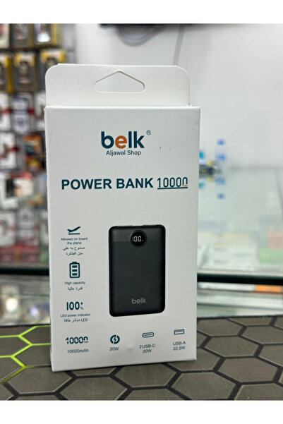 Belk بنك طاقة سريع الشحن بسعة 10000 مللي أمبير مع شاشة LED |   20 واط يو إس ب...