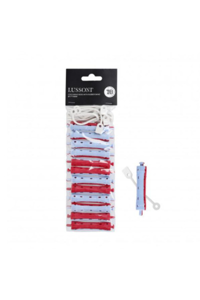 Lussoni Bigudiuri pentru permanent la rece cu bandă elastică D11x70mm, 12 buc.