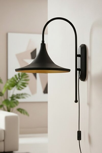 Bamyum Yomita Black Plug-In Sconce Lamp