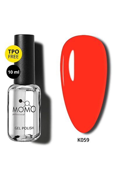 MOMO professional Kalıcı Oje K059, Canlı Nar Çiçeği, 10 ml