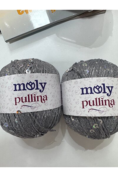 opsiyonel Moly Simli pullu koton ip 2 adet