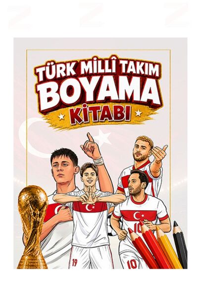 Pinokyo Yayınları Turkish National Team Coloring Book