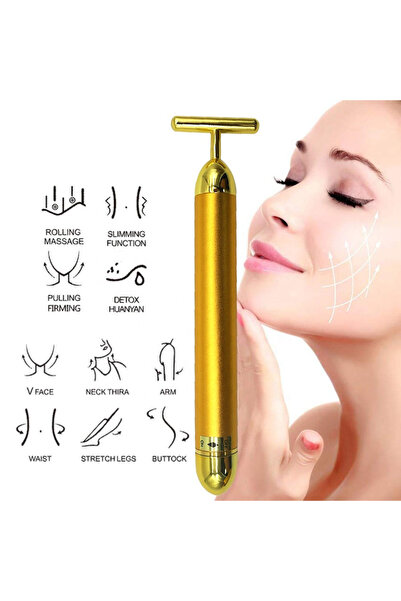 OEM Masaj Facial Vibrator T Gold