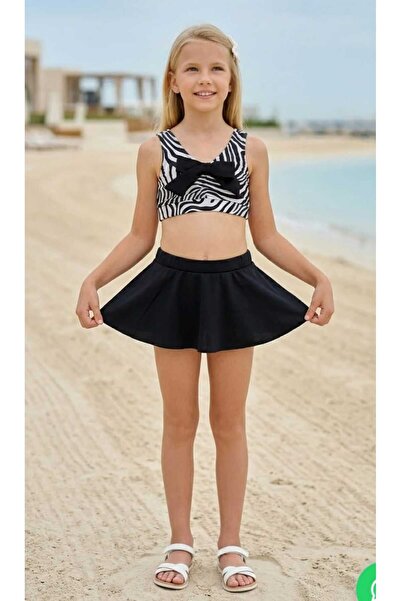 Lyrax Etekli büstiyer bikini takımı