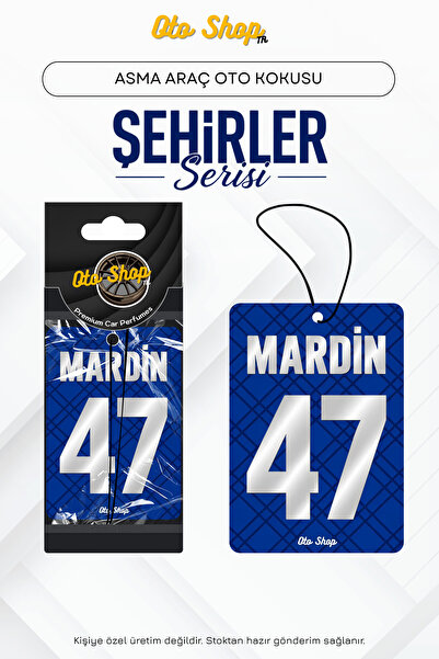 OTOSHOPTR MARDİN 47 Şehir Kokuları Serisi Oto Araç Kokusu