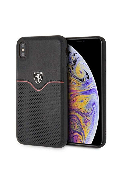 Ferrari Husă rigidă pentru iPhone Xs Max, neagră