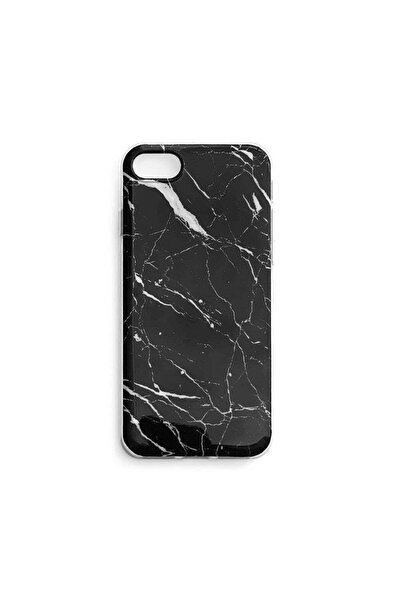 WOZINSKY Husă TPU cu aspect de marmură pentru Samsung Galaxy A03s (166.5), negru