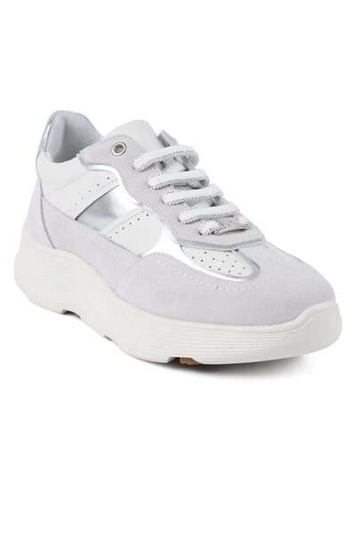 Mammamia 7045 Genuine Leather Casual Women's Shoes-White