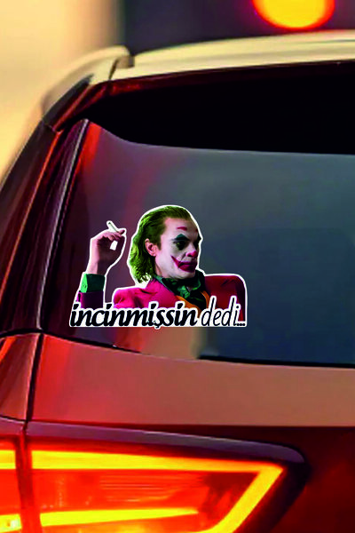 ESLEM You'Re Disturbed, Said the Joker Car Window Sticker 2 Pieces Humorous M...