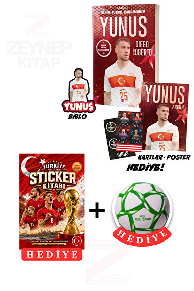 Parodi Yayınları Benim Futbol Kahramanım Yunus Akgün (Poster-Kart-Sticker Kit...