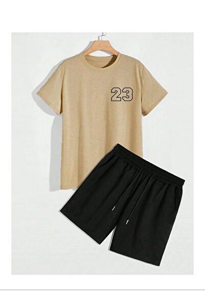 FATOOM STILE T-Shirt Shorts - T-Shirt with Shorts, Printed Crew Neck Top and ...